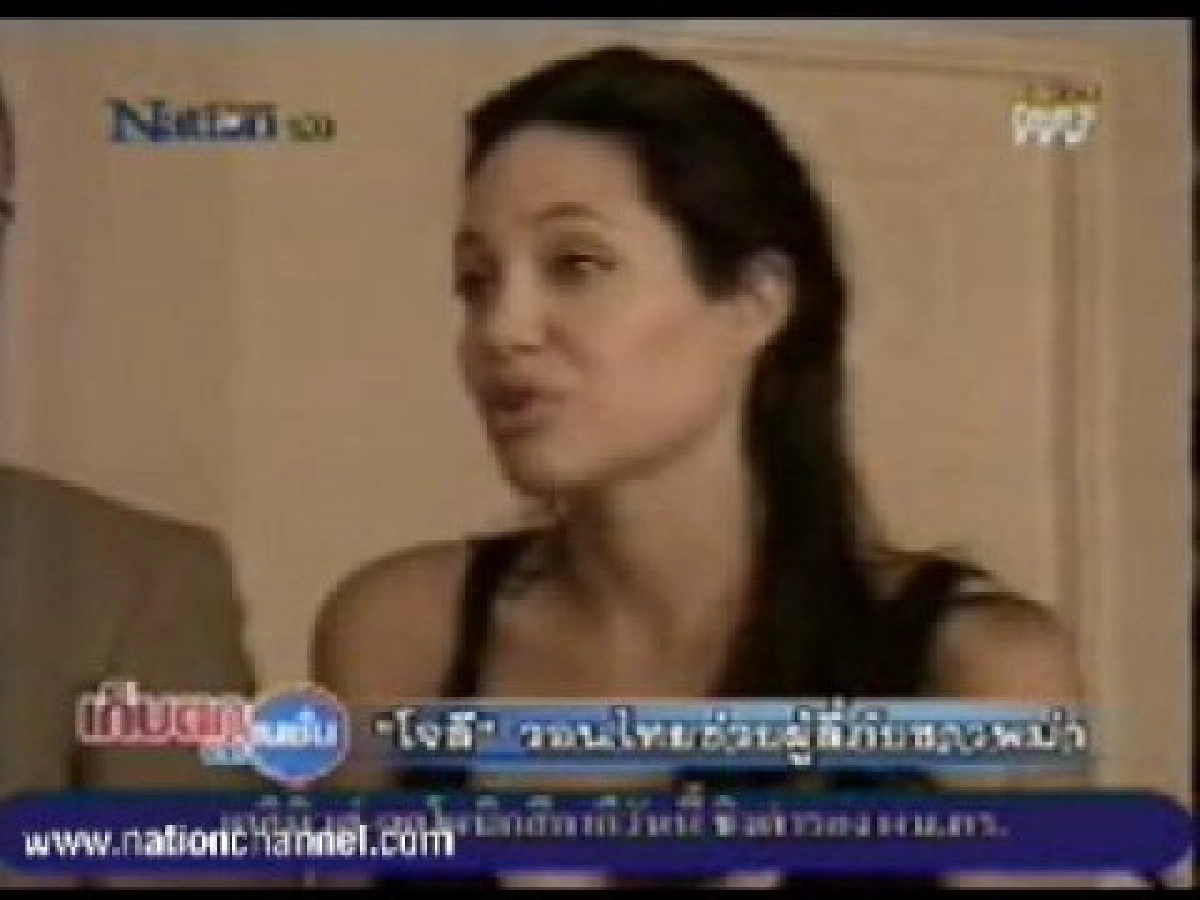 โจลี วอนไทยช่วยผู้ลี้ภัยชาวพม่า
