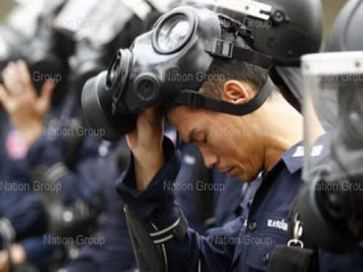 "เบื่อแต่พร้อม"ตร.ปราบจลาจล...ระอา "เบื่อแต่พร้อม"ตร.ปราบจลาจล...ระอา