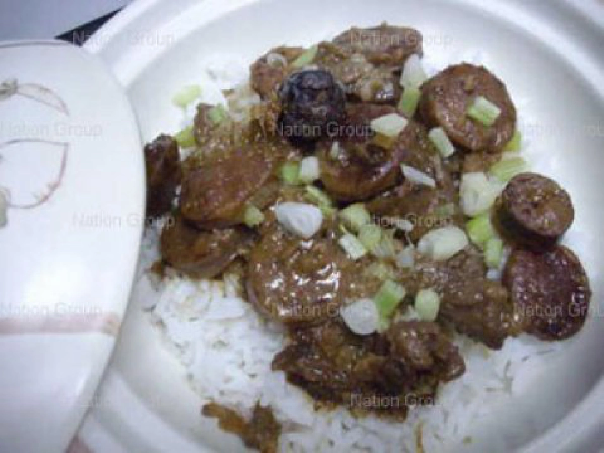  ข้าวอบกุนเชียงหม้อดิน

