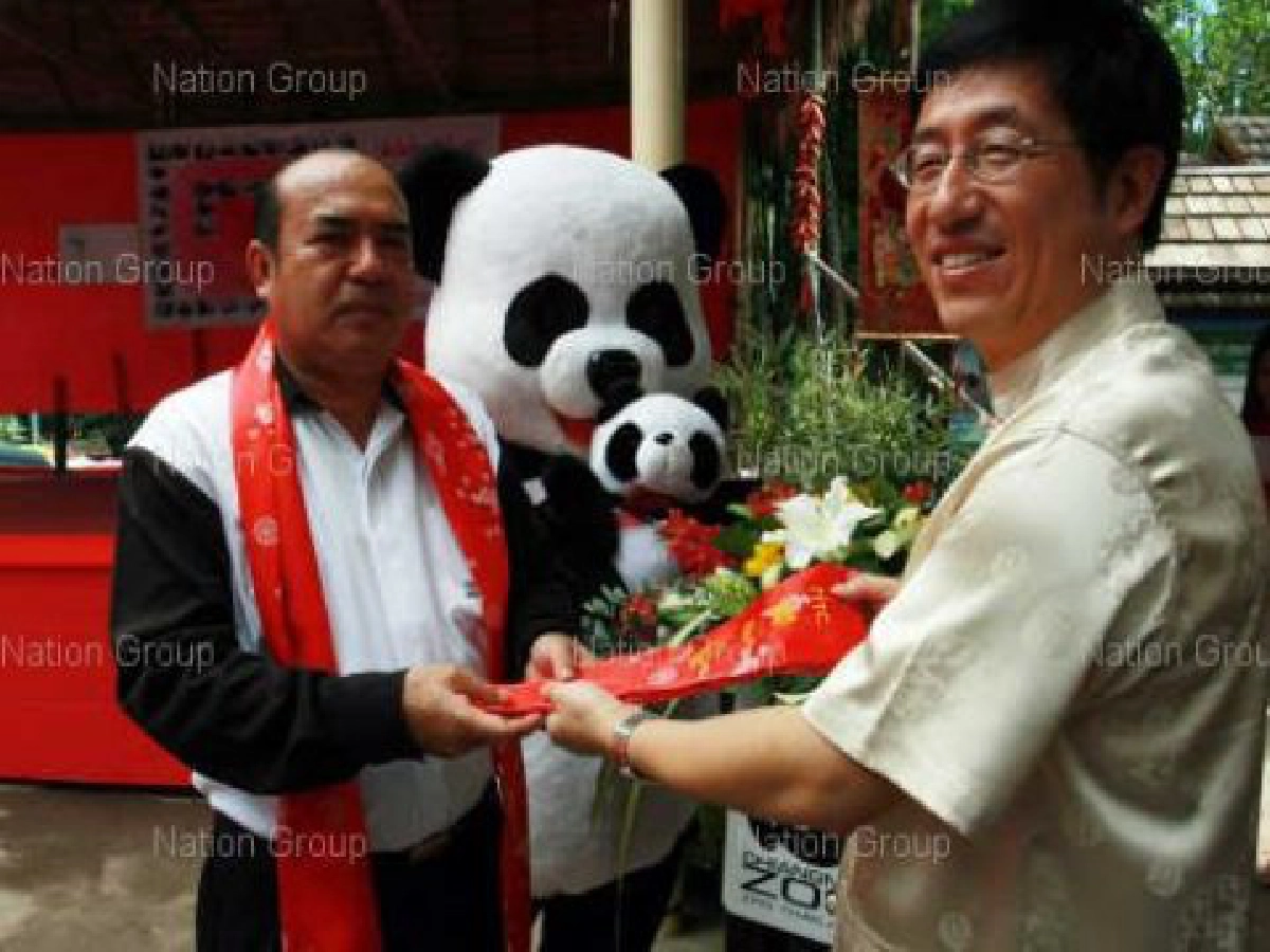 ไทย-จีนชื่นมื่น ร่วมฉลองยินดีจัดงานก้าวสู่101วัน"หลินปิง 