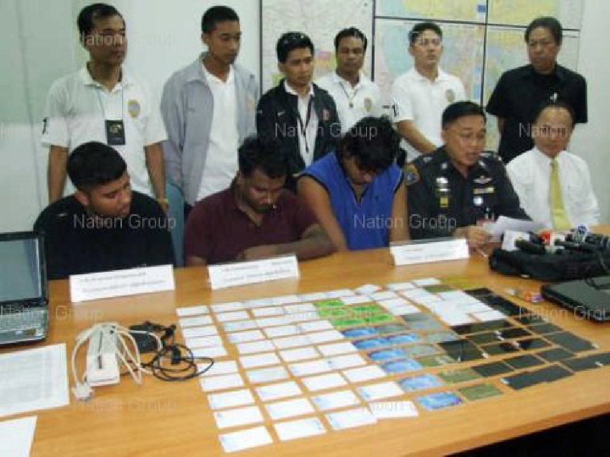 รวบแก๊งปลอมบัตรเครดิตชาวศรีลังกา