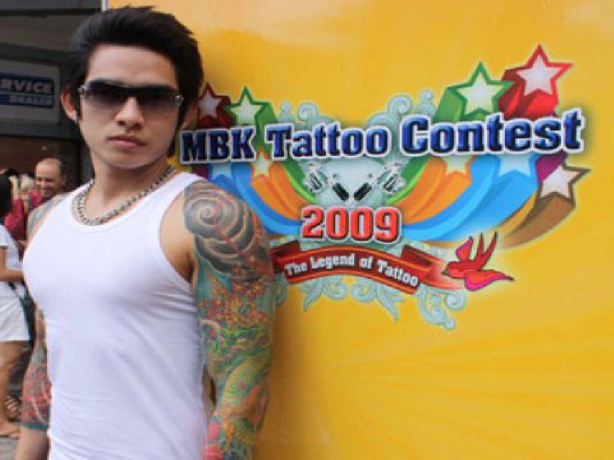 เสน่ห์ศิลป์บนเรือนร่างกับMBK TATTOO CONTEST 2009