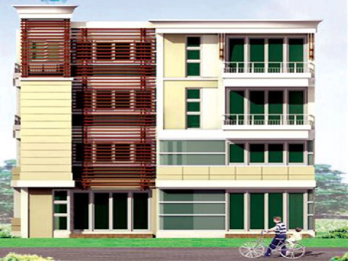 อาคาร4ชั้นไม่บานอเนกประสงค์ อาคาร4ชั้นไม่บานอเนกประสงค์