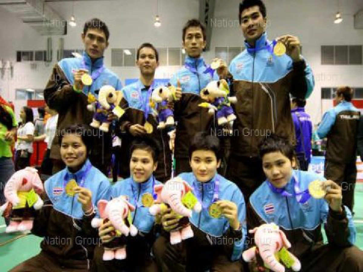 ตะกร้อไทยประกาศศักดากวาดทองเรียบ