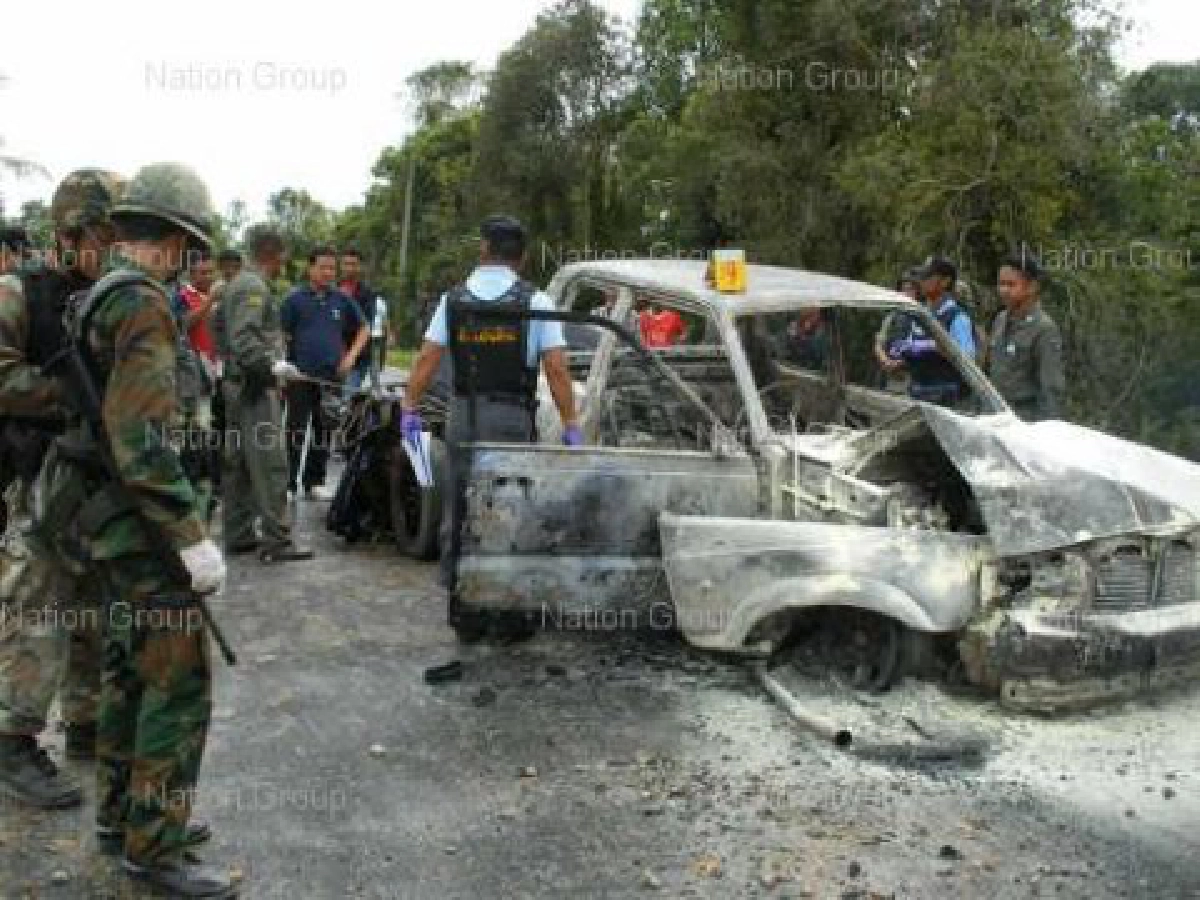 อ้างกลุ่มมุสลิม'มีน'บึ้มอ.บาเจาะตาย3 