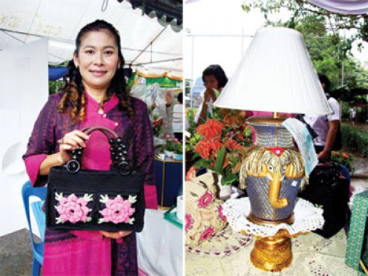 ผลิตภัณฑ์ทำเงินโครงการทูบีฯ
ฝีมือกลุ่มแม่บ้าน"นันตศิลป์"


