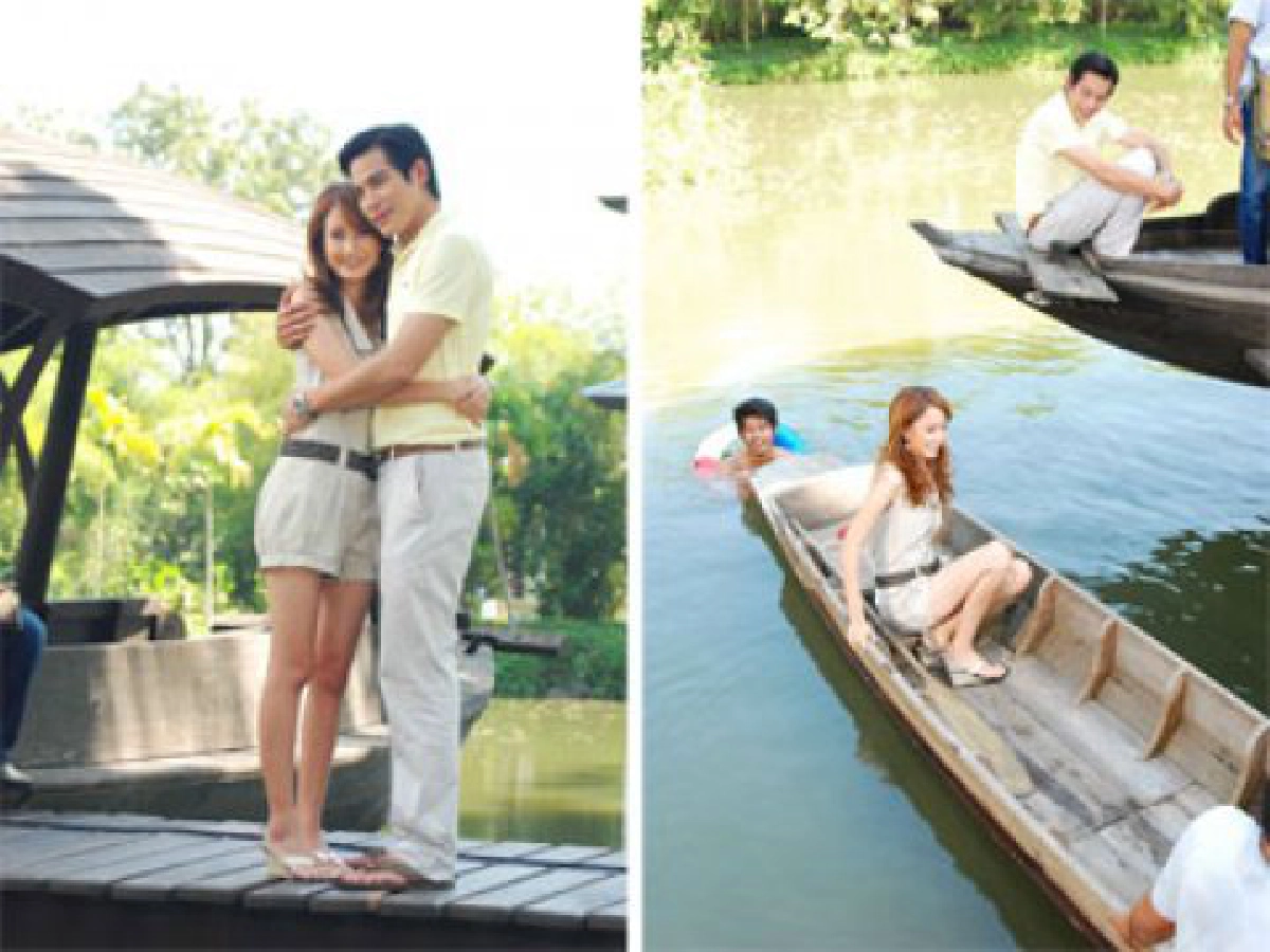 "แต้ว" พายเรือบอกรัก "ปอ"
ส่งท้าย หัวใจสองภาค จบชื่นมื่น
"แต้ว" พายเรือบอกรัก "ปอ"
ส่งท้าย หัวใจสองภาค จบชื่นมื่น