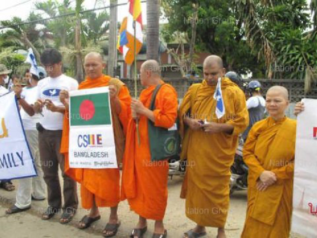พุทธ6ปท.รณรงค์สันติภาพโลกห่วงปัญหาใต้ดินไทย พุทธ6ปท.รณรงค์สันติภาพโลกห่วงปัญหาใต้ดินไทย