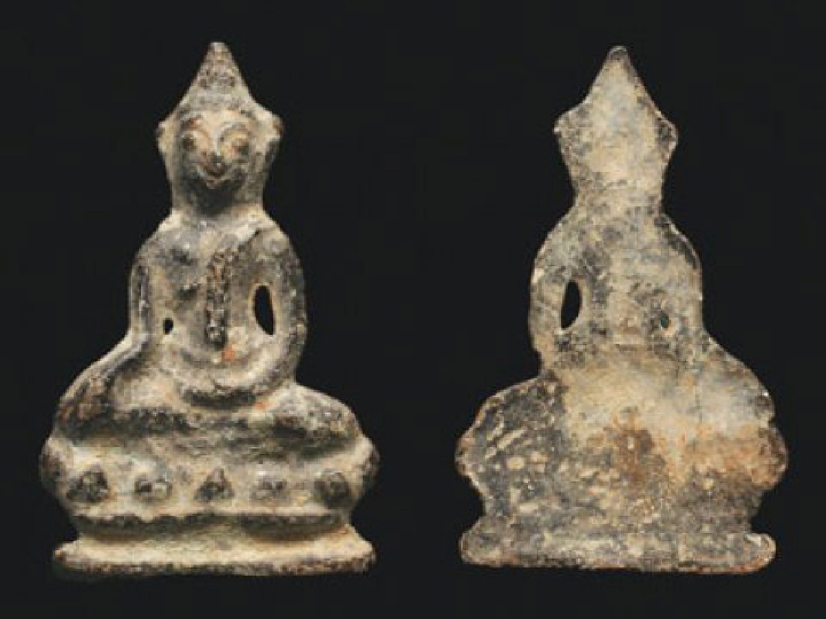 พระอู่ทอง บัวชั้นเดียว สนิมแดง
กรุวัดเหนือ จ.กาญจนบุรี

