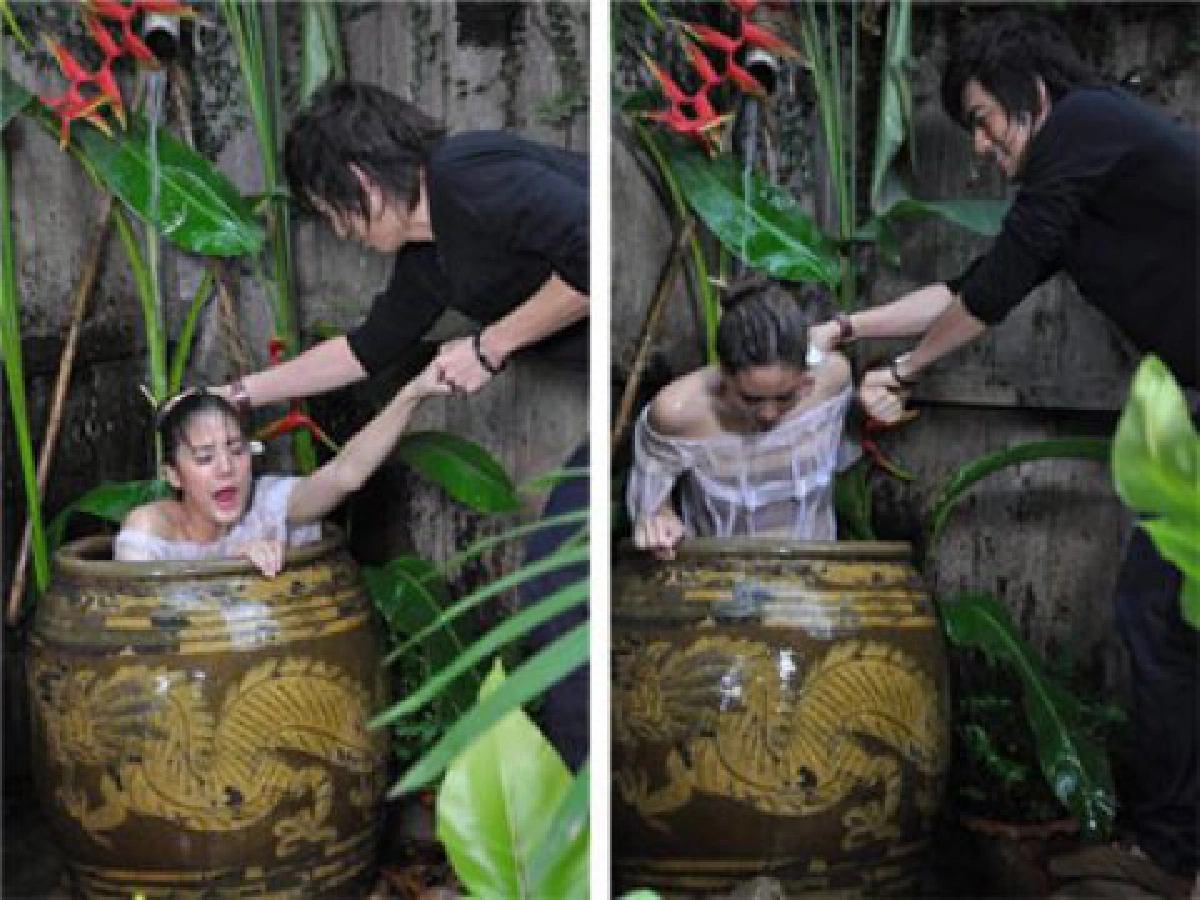 'เจนี่'เสียท่า'ฟิล์ม'ถูกจับยัดโอ่งแทนจากุชชี่ 'เจนี่'เสียท่า'ฟิล์ม'ถูกจับยัดโอ่งแทนจากุชชี่