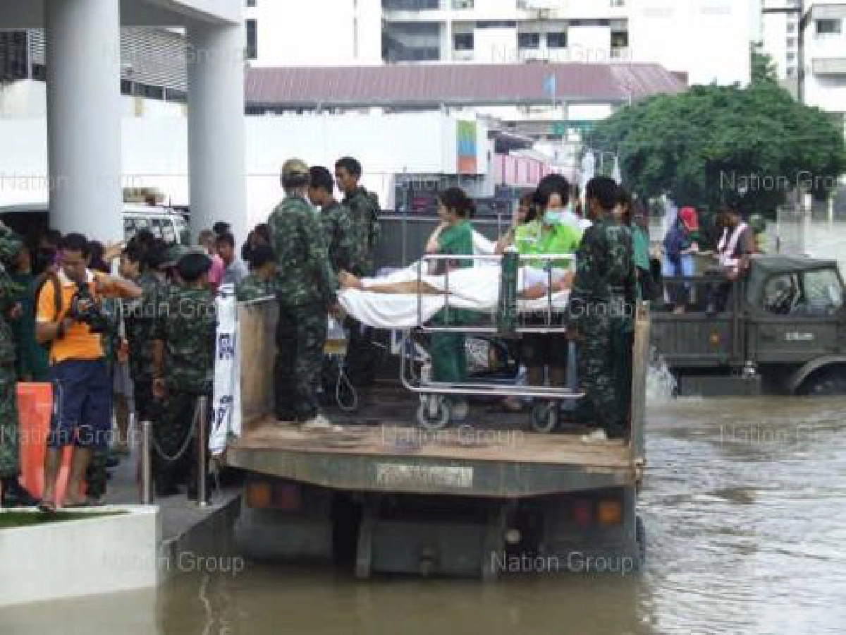 น้ำล้นเขื่อนลำปะทาวทะลักท่วมเมืองชัยภูมิ น้ำล้นเขื่อนลำปะทาวทะลักท่วมเมืองชัยภูมิ