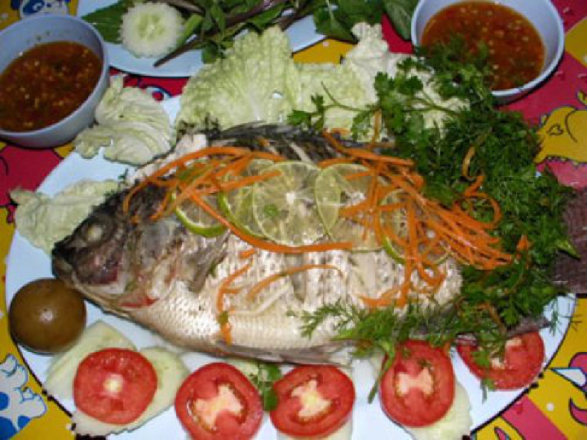 ปลานิลภูเขานึ่งมะนาว 

