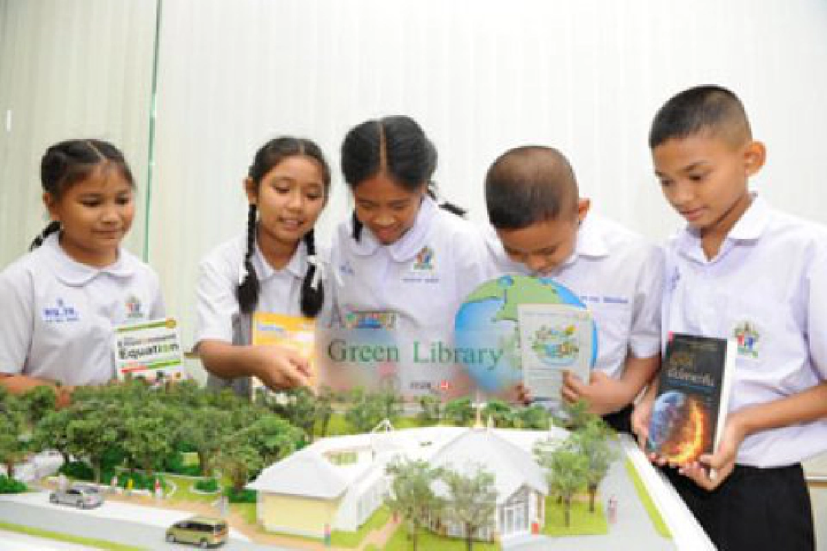 ห้องสมุดสีเขียวเพื่อเรียนรู้เพื่อโลก ห้องสมุดสีเขียวเพื่อเรียนรู้เพื่อโลก