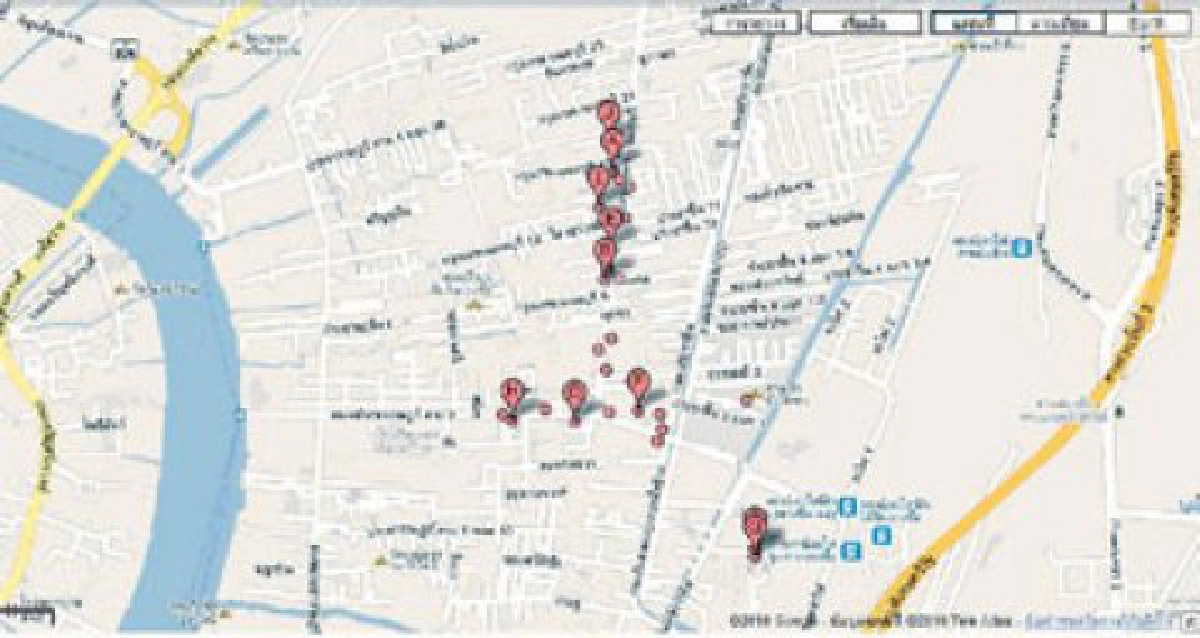 แผนที่กูเกิลเฝ้าระวังภัยยาเสพติด