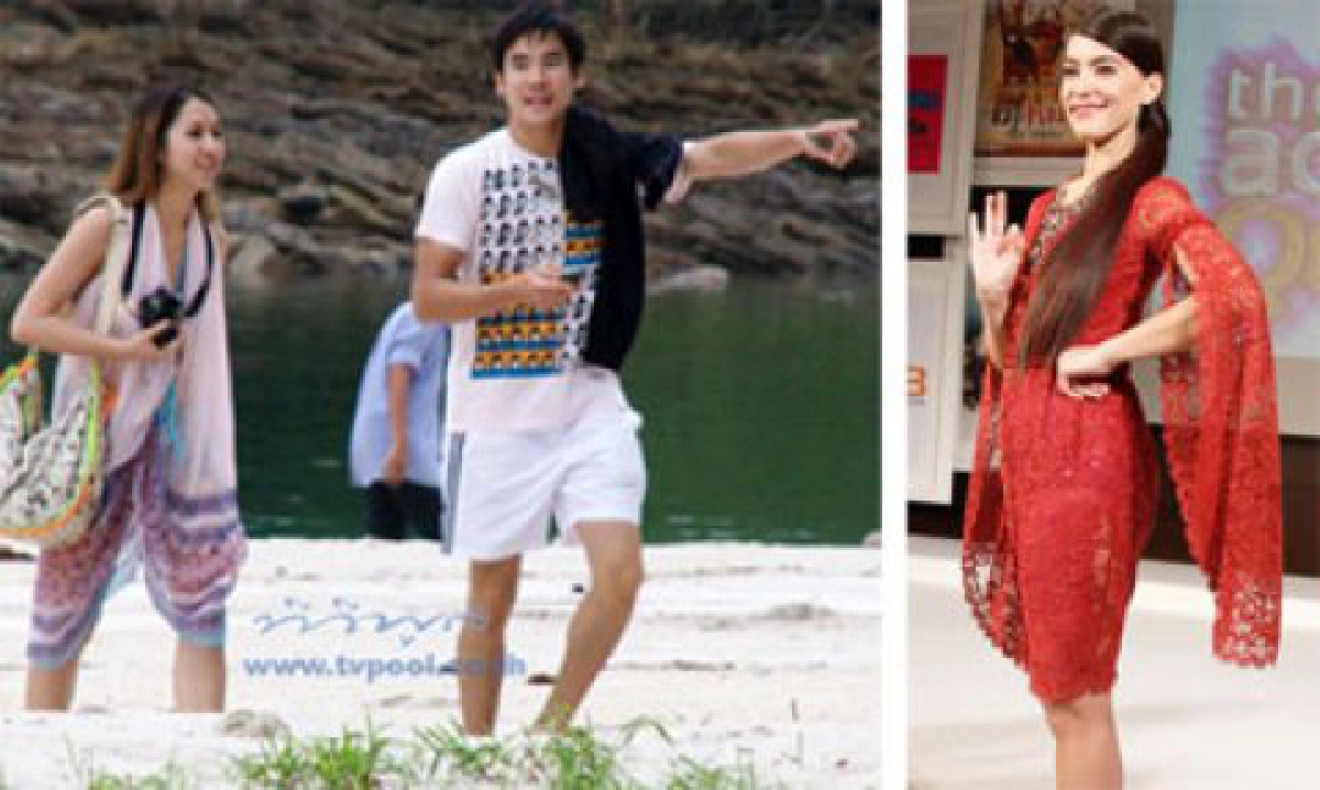 กฤษณ์ - นี่ไง "ช่า" หมวยที่เป็นข่าว 
มาช่า  -  โอเค้...ชิวๆ