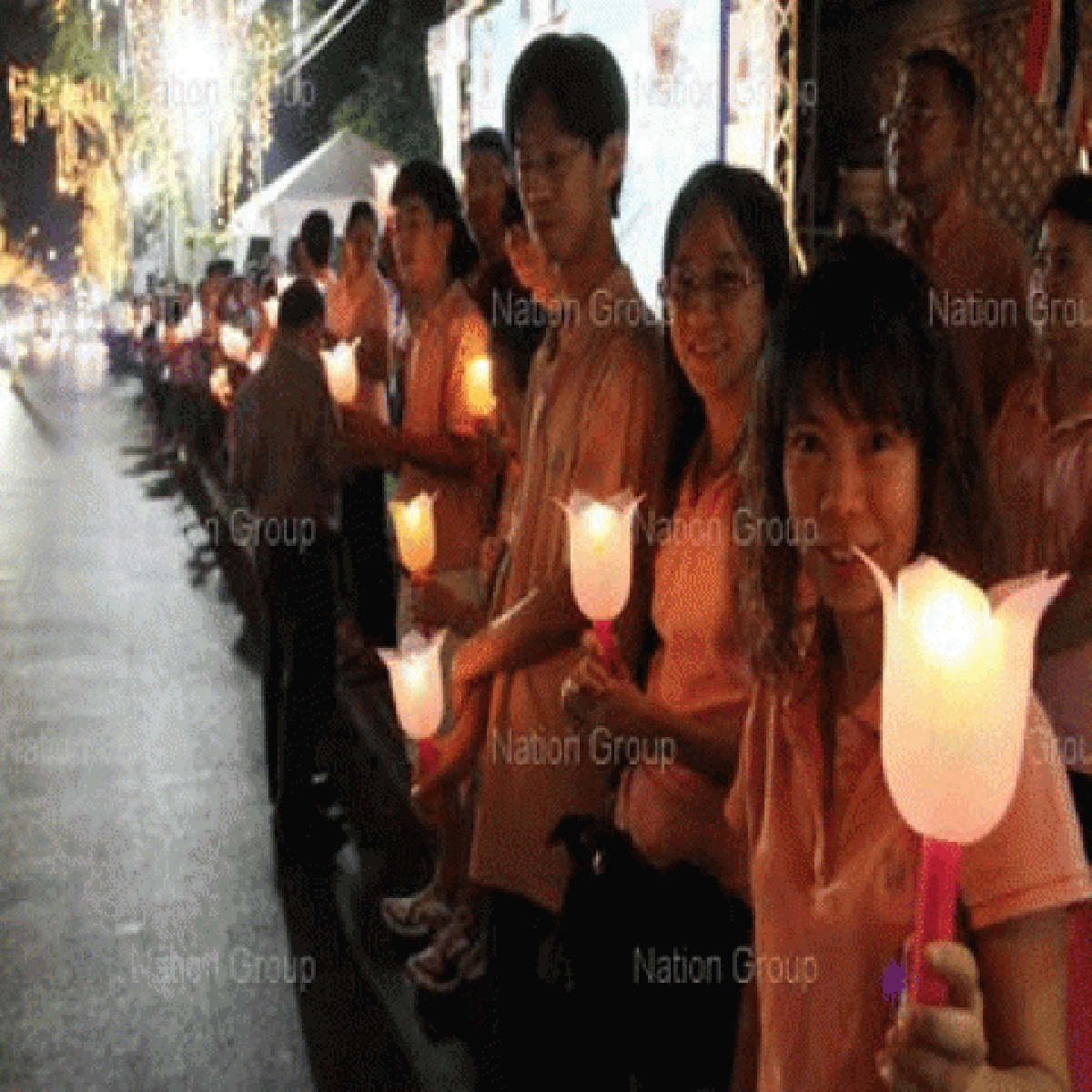 ขบวนเรือจุดเทียนชัยน้ำเจ้าพระยาไสว ขบวนเรือจุดเทียนชัยน้ำเจ้าพระยาไสว