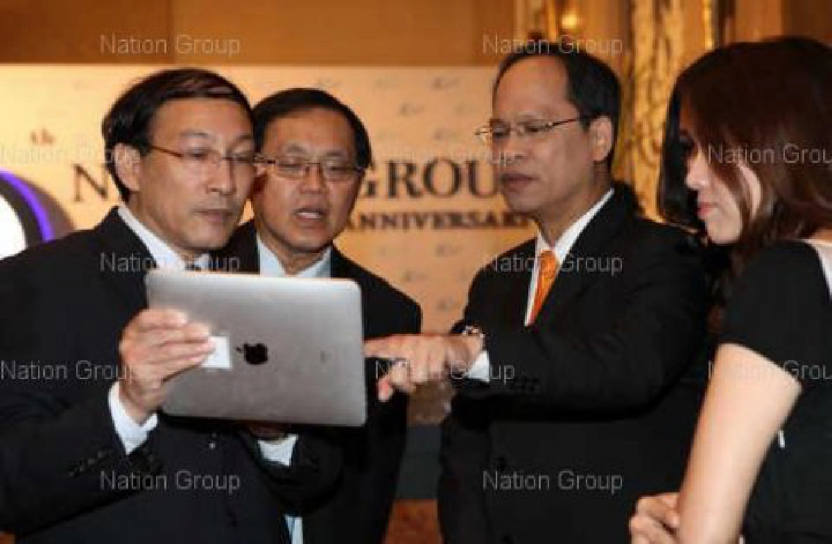 'มาร์ค'อวยพรเนชั่นมั่นคงในคุณภาพ 'มาร์ค'อวยพรเนชั่นมั่นคงในคุณภาพ