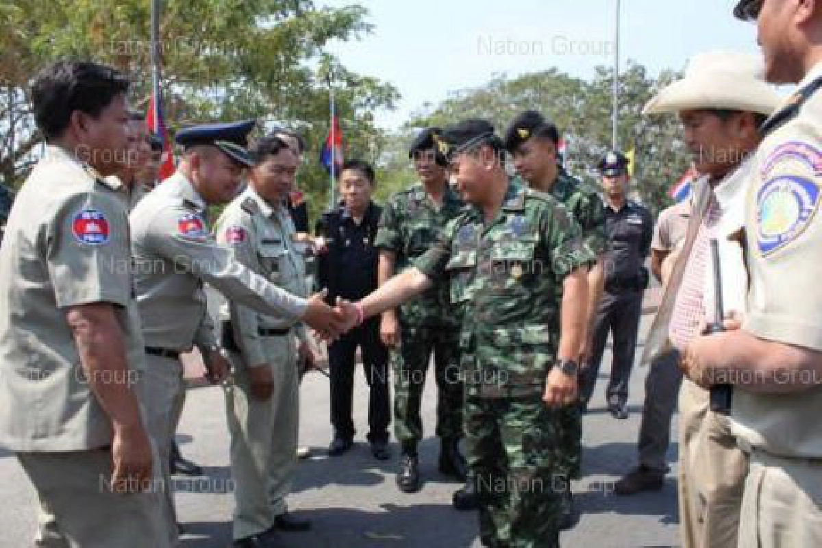 สัมพันธ์ทหารไทย-เขมรแดนสระแก้วแน่น สัมพันธ์ทหารไทย-เขมรแดนสระแก้วแน่น