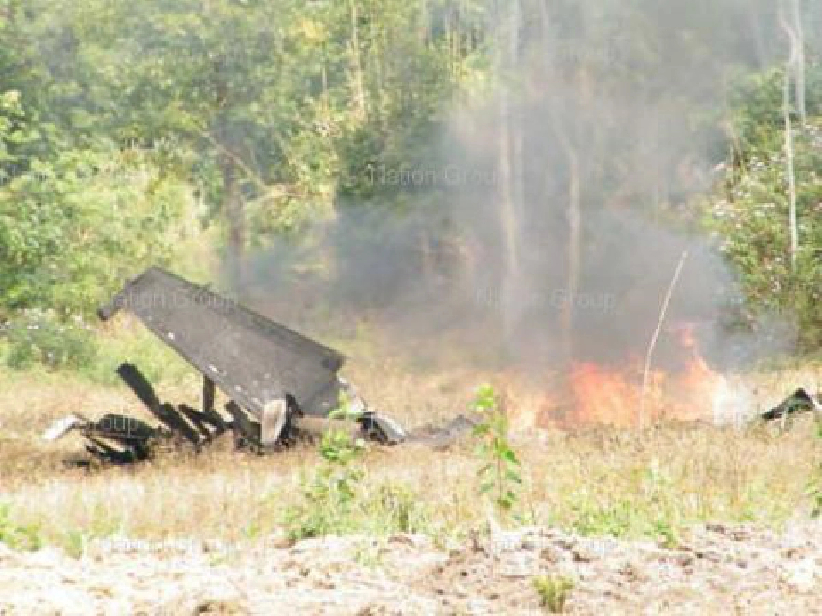 F16ตกที่น้ำตกตาดโตนนักบินปลอดภัย