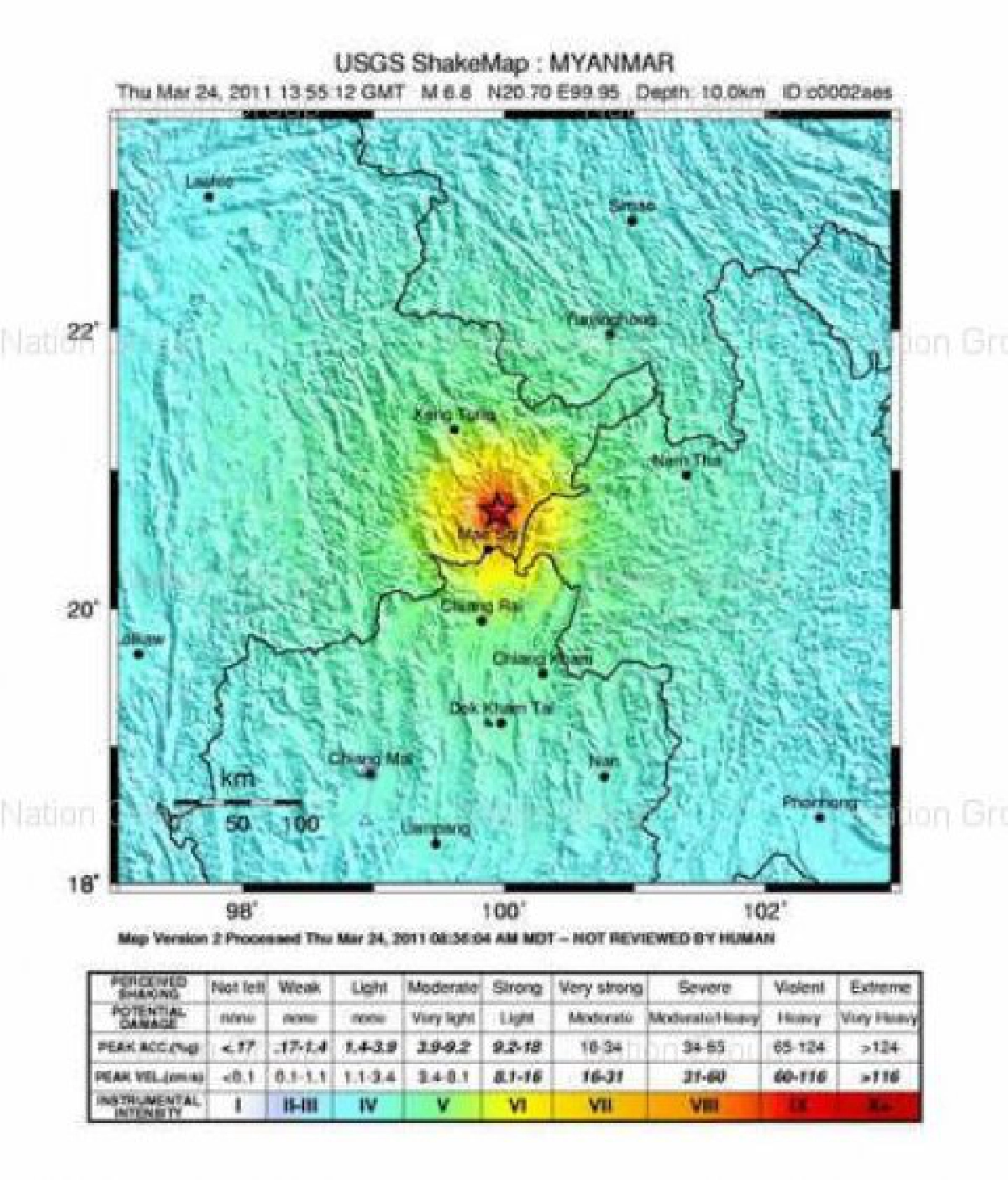 แผ่นดินไหวในพม่าตาย24-ไทยดับอีก1 แผ่นดินไหวในพม่าตาย24-ไทยดับอีก1