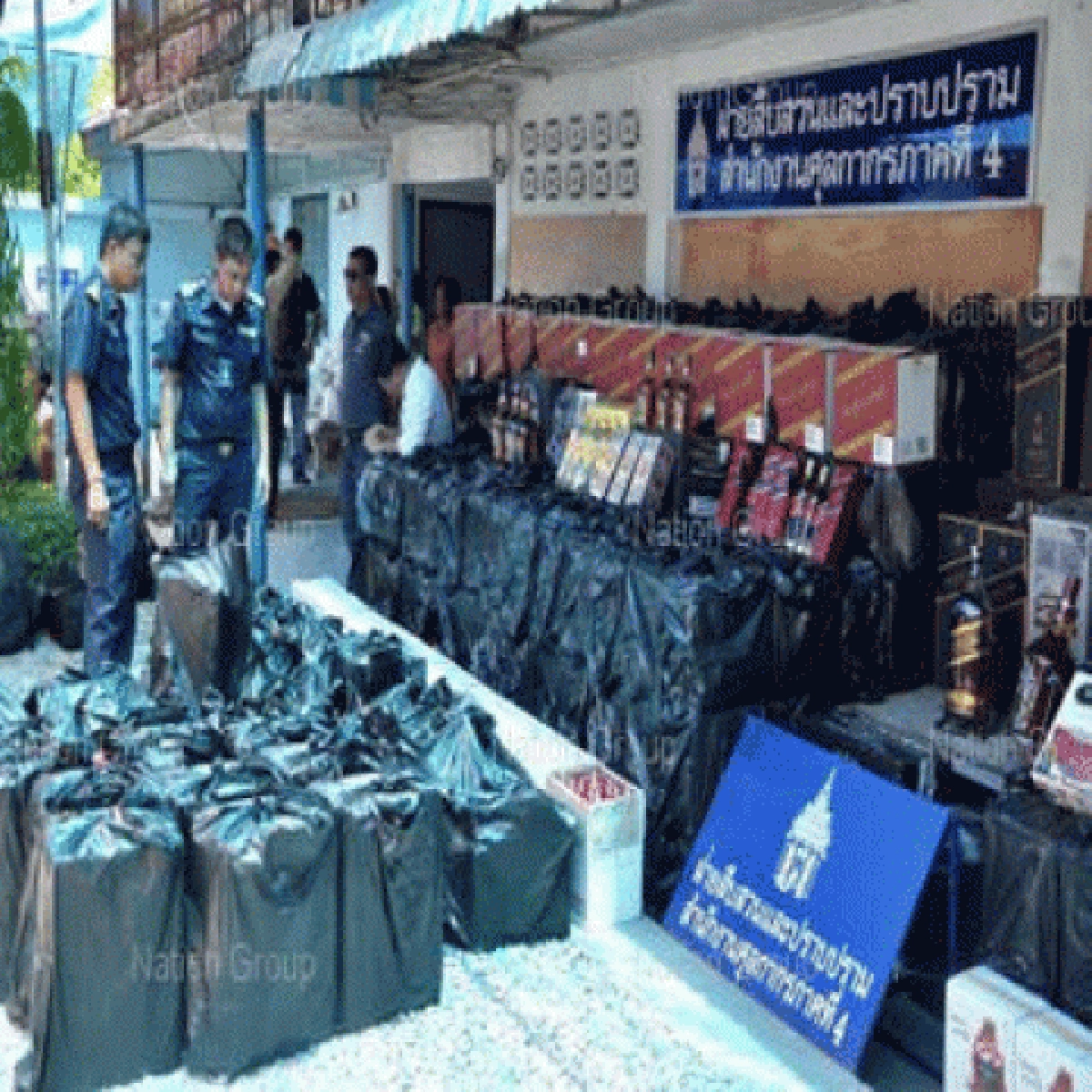 ปลอมรถกองทัพขนเหล้า-ไวน์เถื่อน ปลอมรถกองทัพขนเหล้า-ไวน์เถื่อน