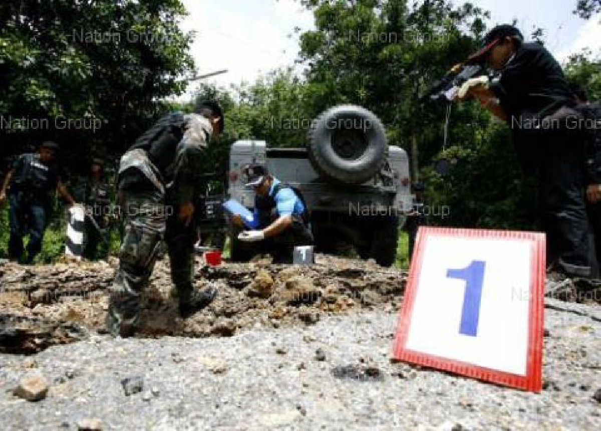 ดักซุ่มยิงทหารจ.ยะลาขณะรปภ.ครูดับ1  