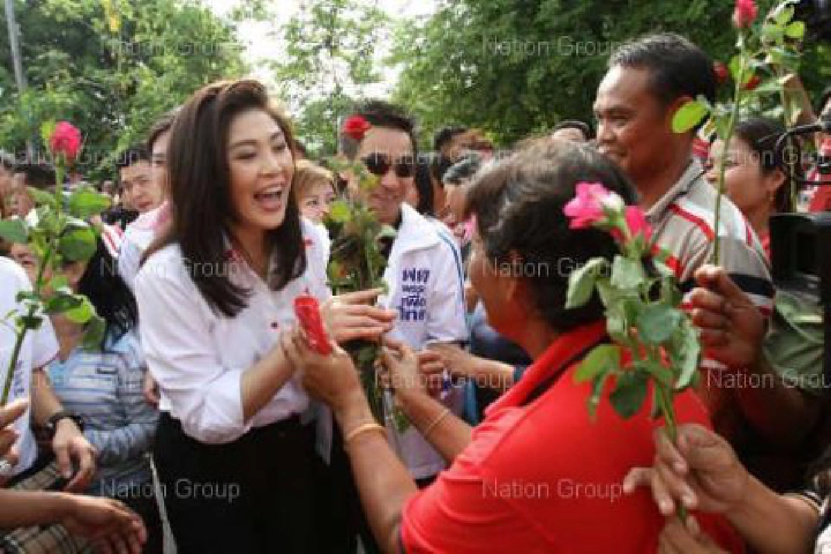 เสื้อแดงแห่รับ"เจ๊ปู"ลุยหาเสียงราชบุรี 