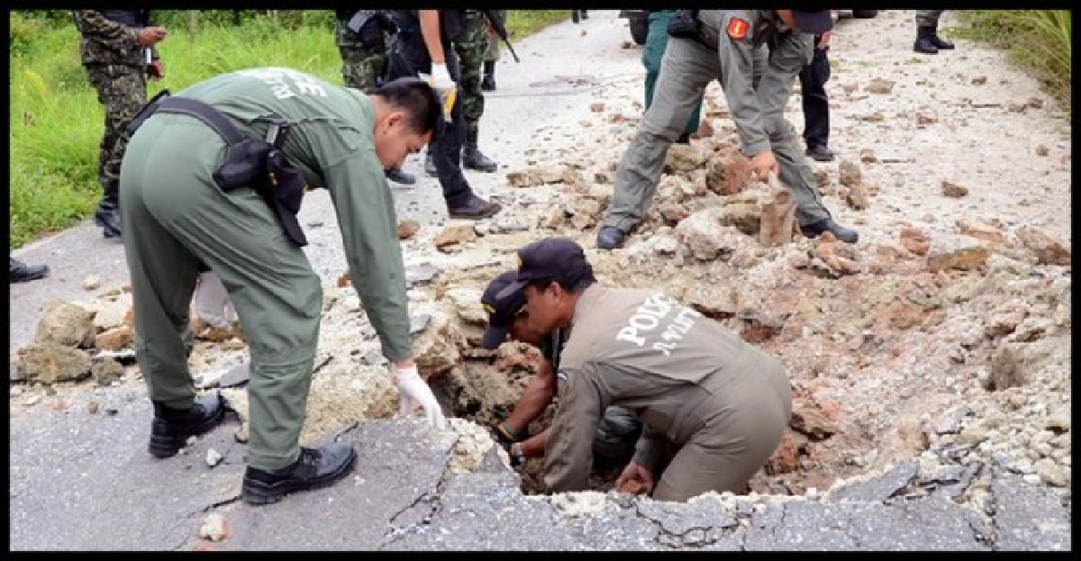 วางบึ้ม3จุดยิงเอ็ม79ถล่มฐานทหารเจ็บ4 

