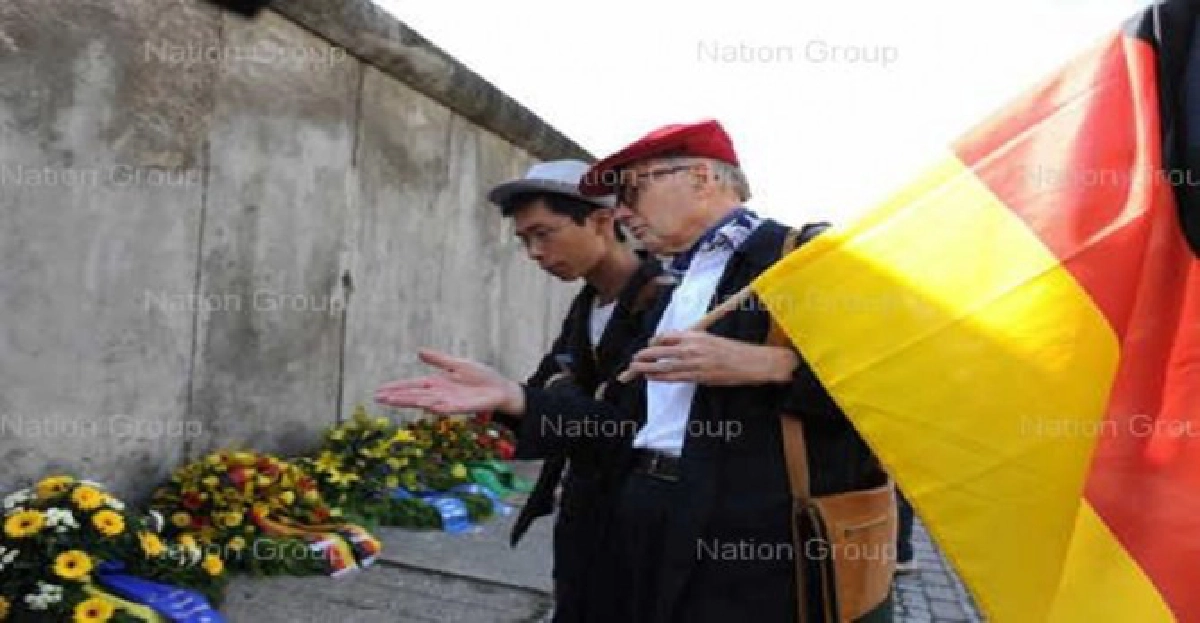 เยอรมนีจัดพิธีรำลึก 50 ปีวันเริ่มก่อสร้างกำแพงเบอร์ลิน เยอรมนีจัดพิธีรำลึก 50 ปีวันเริ่มก่อสร้างกำแพงเบอร์ลิน