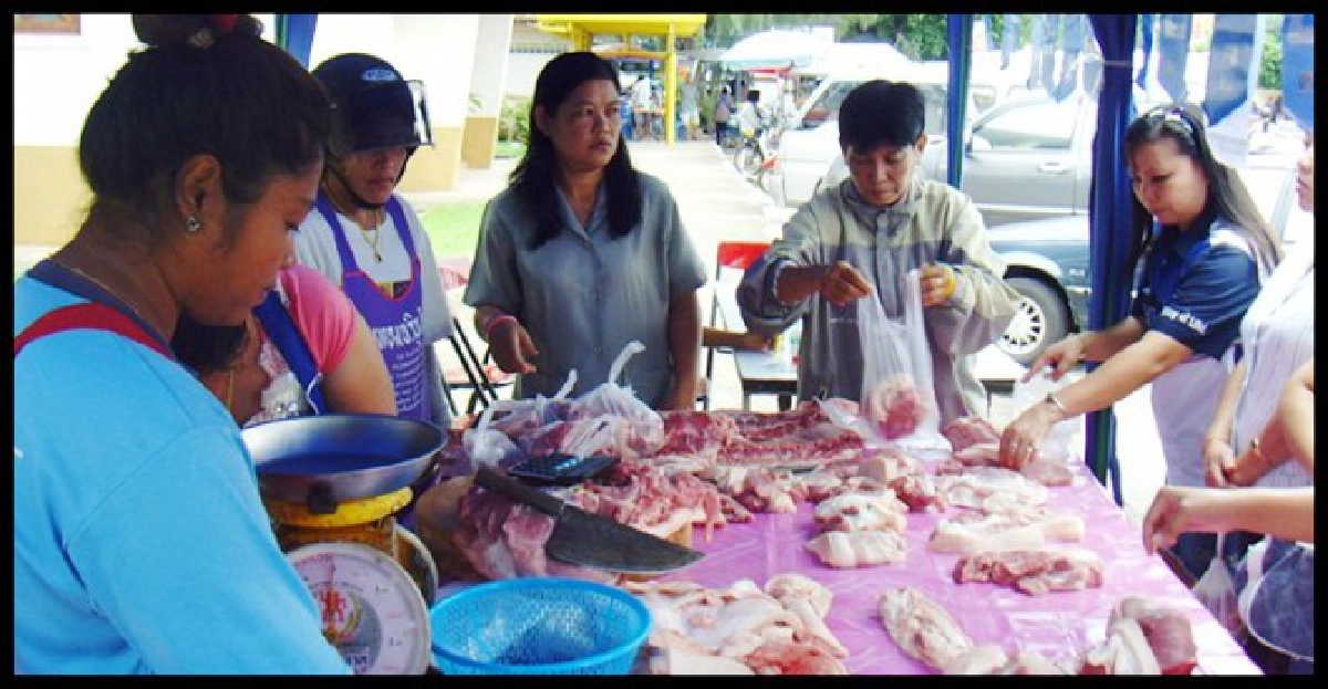 เฮ!ไฟเขียวลดหมูเขียงลง12บ.