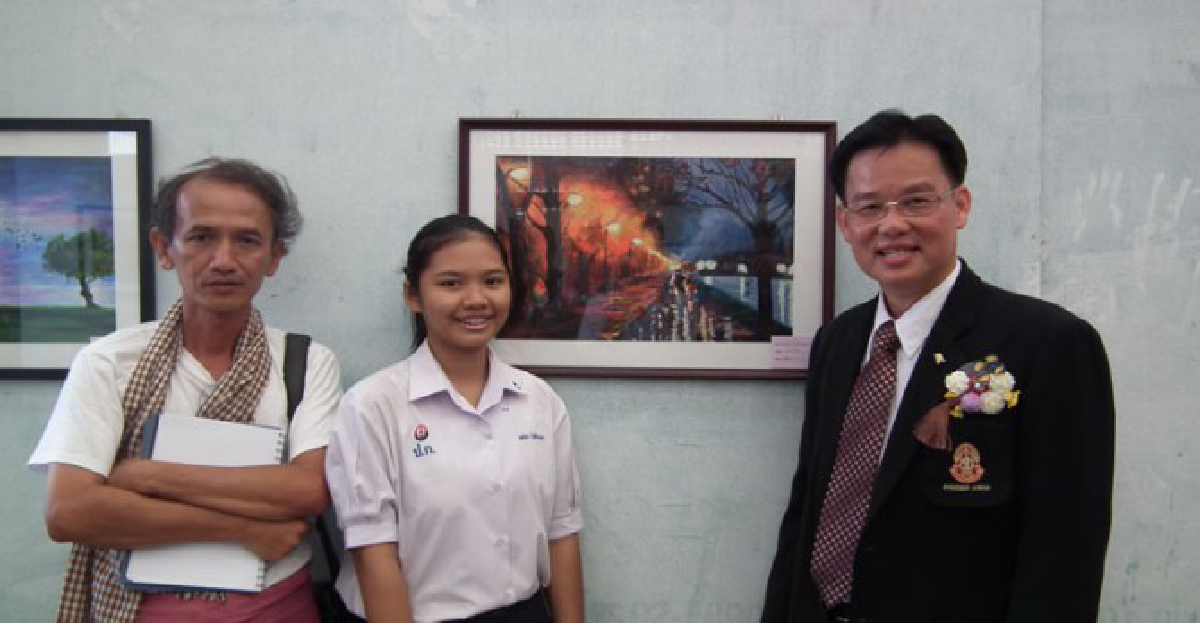นิทรรศการศิลปะที่ ร.ร.ปากเกร็ด
