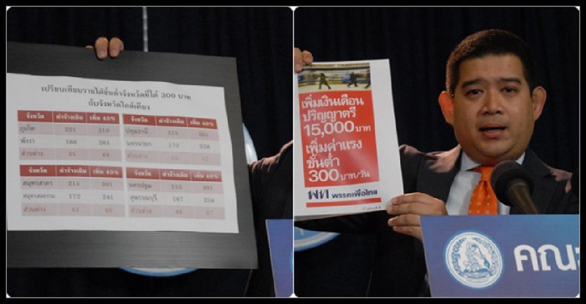 'ปชป.'อัด'พท.'นโยบาย300บ.
