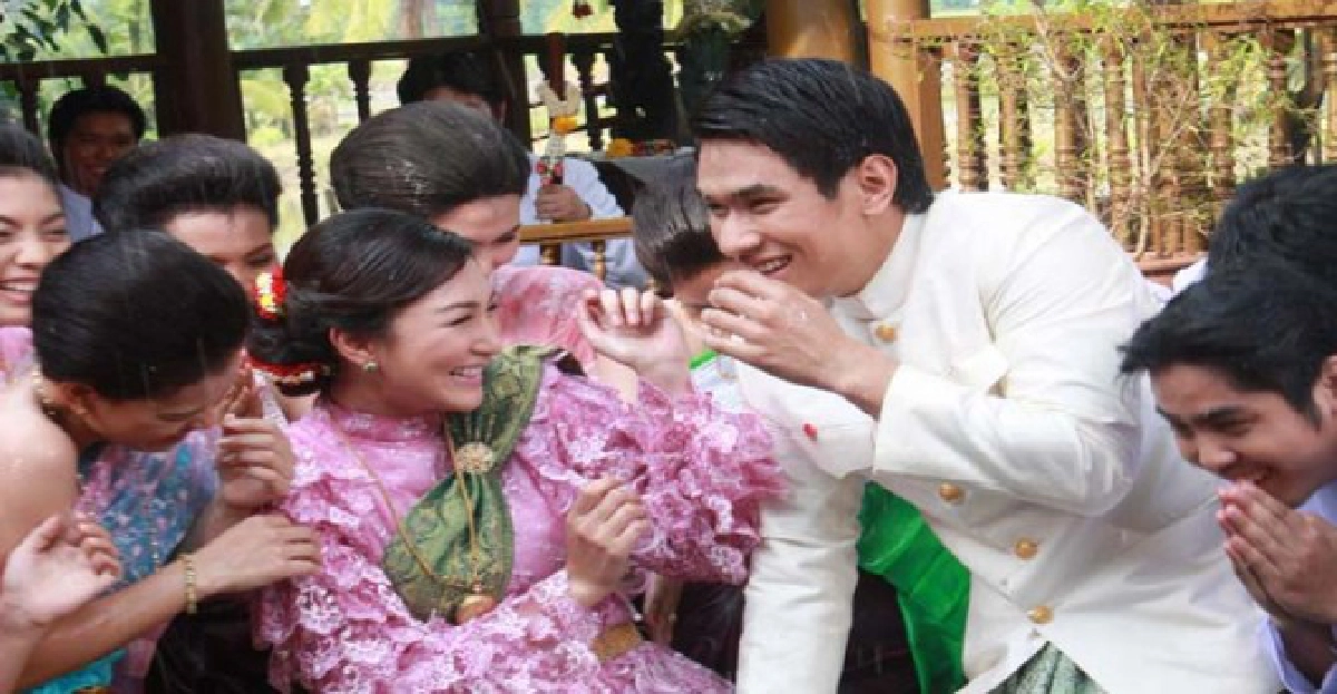 'แพนเค้ก-อ๋อม'แต่งงานไทยใน'ทวิภพ'