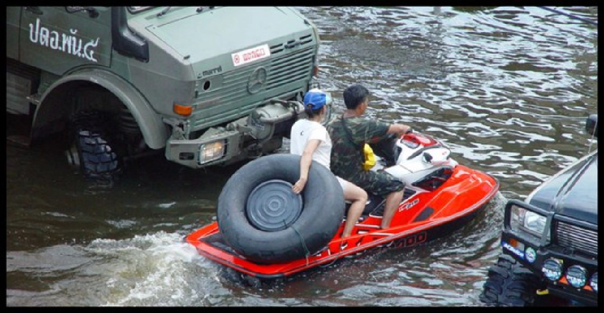 เขื่อนบริเวณร.ร.โสตศึกษานนท์แตก