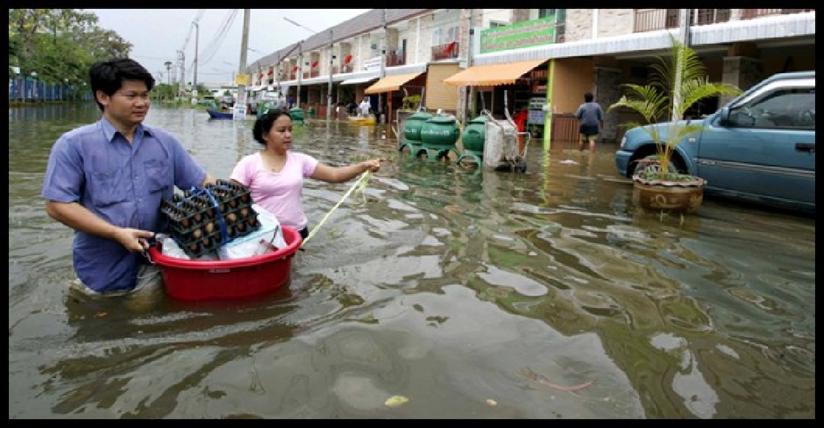 ประตูน้ำบ้านคลองพร้าวยังไม่แตก! 