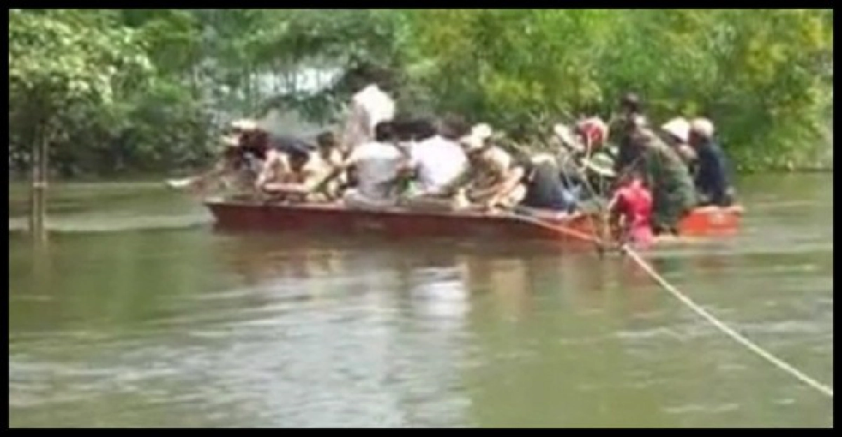 'กันทรารมย์-ศรีสะเกษ'ท่วมหมู่บ้านถูกตัดขาด 'กันทรารมย์-ศรีสะเกษ'ท่วมหมู่บ้านถูกตัดขาด