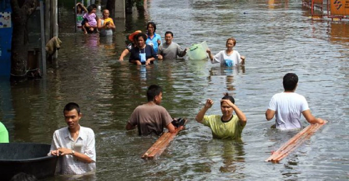 ประมวลภาพน้ำท่วมบางพลัด ประมวลภาพน้ำท่วมบางพลัด