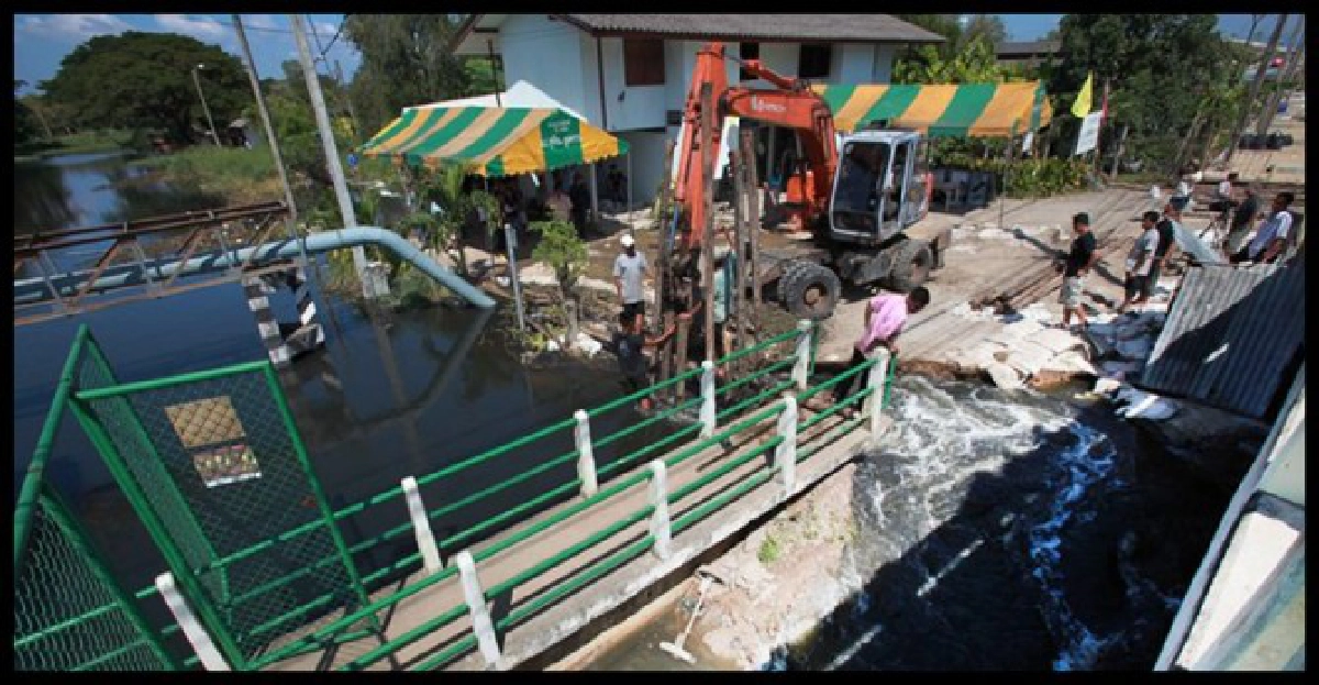 ฮือต้านปิดประตูระบายน้ำคลอง9 ฮือต้านปิดประตูระบายน้ำคลอง9