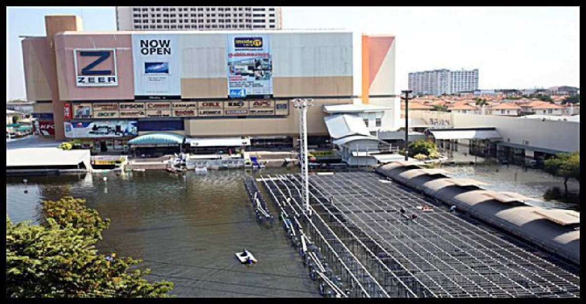 เซียร์รังสิตทำตลาดกลางน้ำ เซียร์รังสิตทำตลาดกลางน้ำ