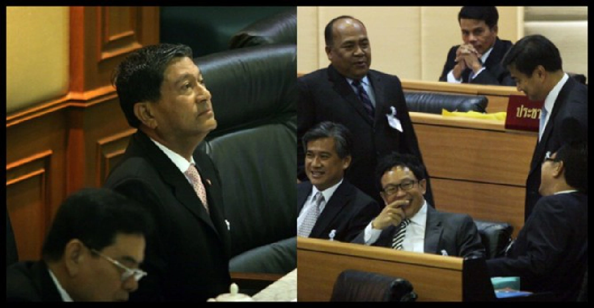'สาทิตย์'ถาม'เฉลิม'ตอบพรฎ.อภัยโทษ 'สาทิตย์'ถาม'เฉลิม'ตอบพรฎ.อภัยโทษ