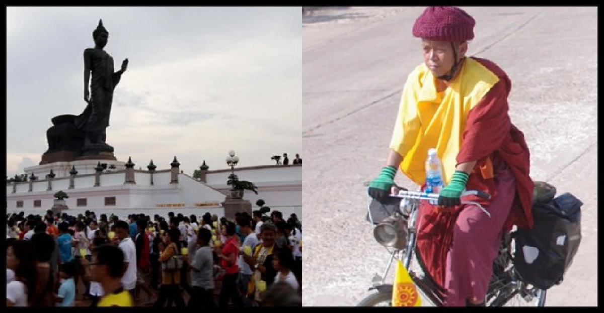 จักรยานตรา๒,๖๐๐กม.ฉลองพุทธชยันตี๒,๖๐๐ปีแห่งการตรัสรู้ 