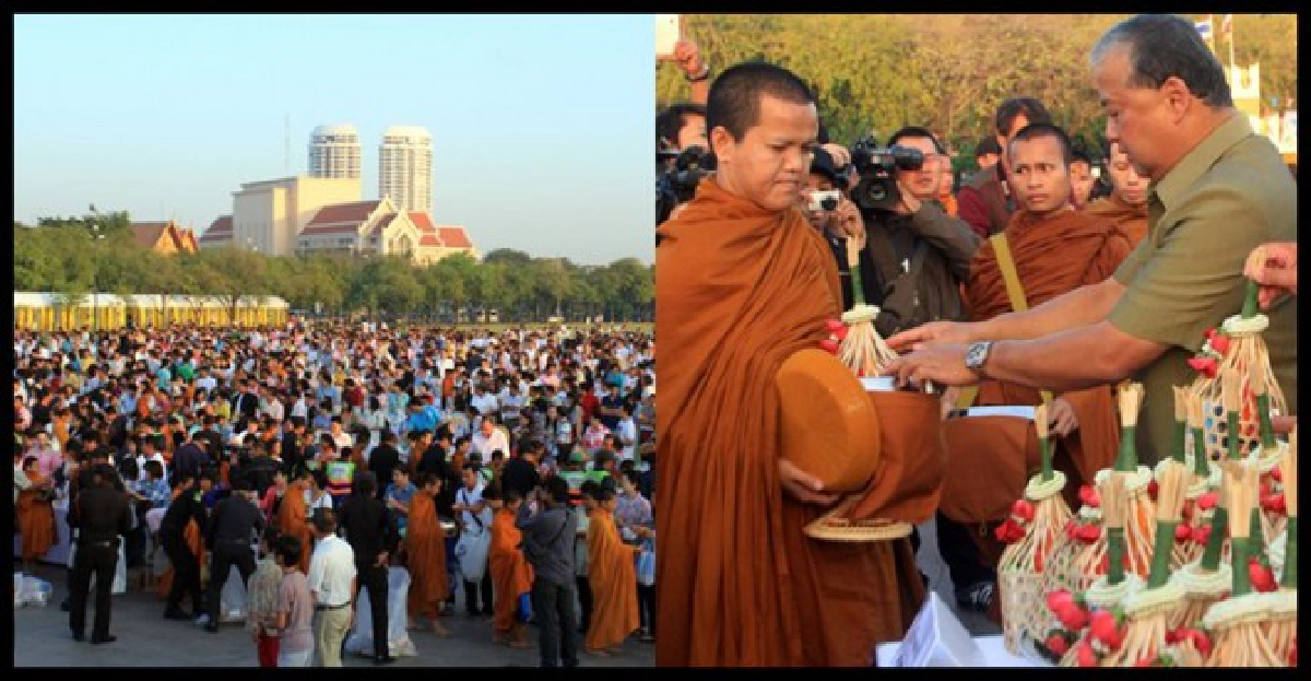 'ชวน-สุขุมพันธุ์'นำทำบุญตักบาตรปีใหม่ 'ชวน-สุขุมพันธุ์'นำทำบุญตักบาตรปีใหม่
