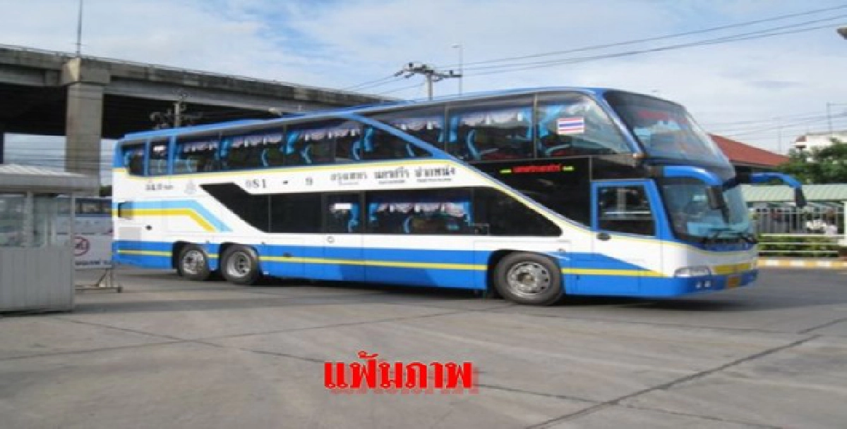 ทัวร์นครฯยางแตกชนเสาไฟฟ้าที่ประจวบฯ