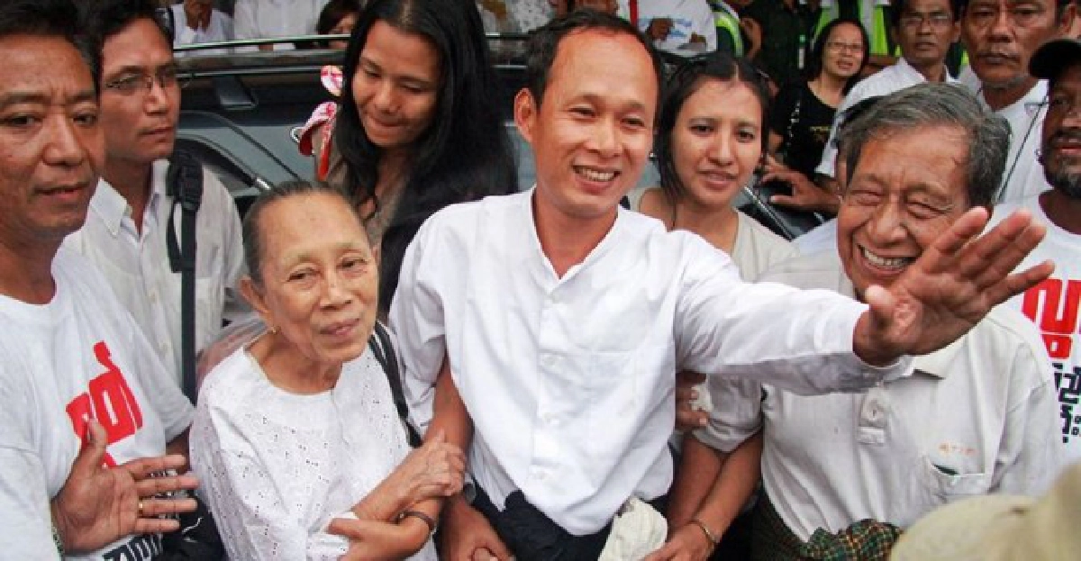 พม่าฉลองปล่อยตัวนักโทษการเมือง