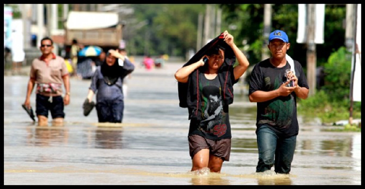 หาดใหญ่อ่วมซ้ำ!น้ำท่วมหมู่บ้านลัดดาฯแล้ว