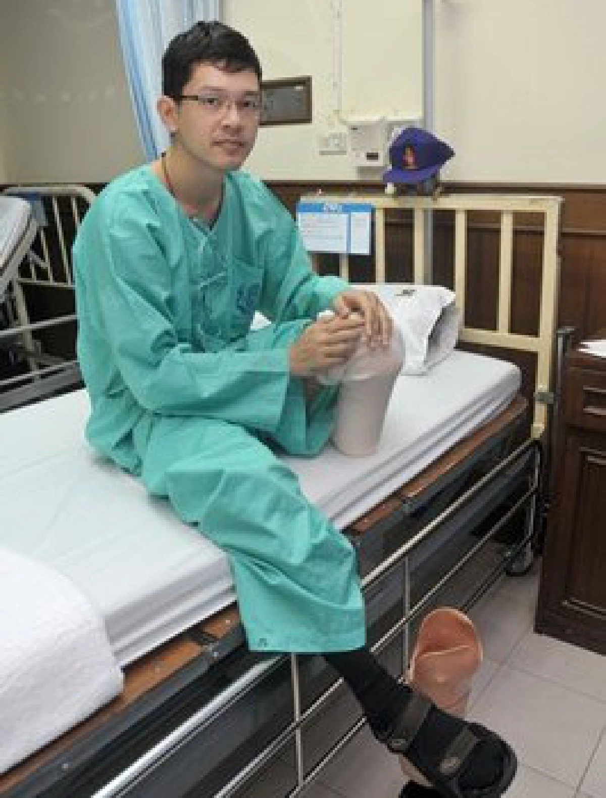 พระองค์โสมฯประทานกำลังใจผู้บาดเจ็บ