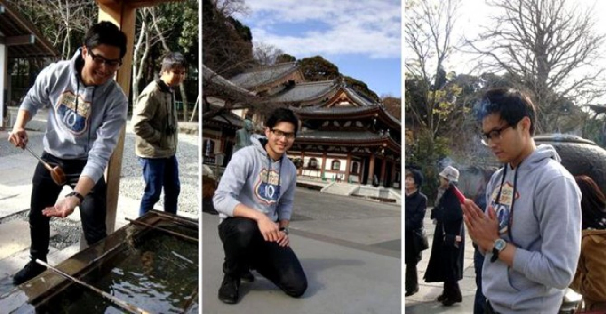 'ม.ล.รังษิธร'ตามศรัทธาแดนปลาดิบ 