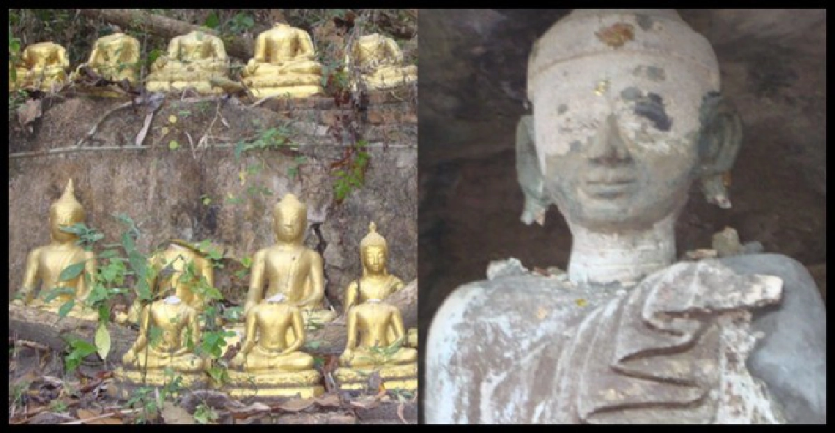 สลด!ทำลายพระพุทธรูปเก่า600ปี
