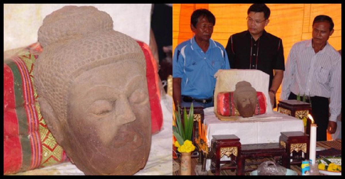 ขุดพบเศียรพระ700ปียุคตาเมือนธม ขุดพบเศียรพระ700ปียุคตาเมือนธม