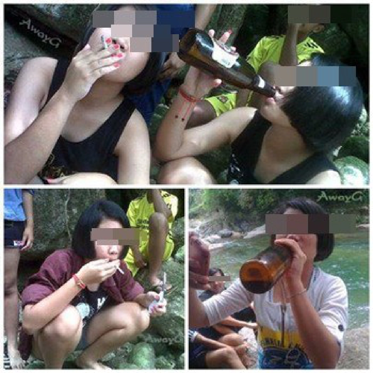 อนาถ!ว่อนเน็ตเด็กไทยยุคใหม่'สูบ-ดื่ม'
